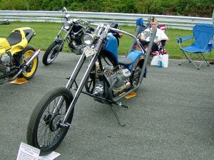Now here’s something you don’t see every day – a Guzzi chopper! Only at Lime Rock!