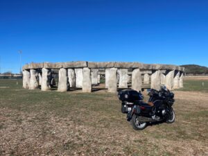 R1250RT at Stonehenge II in Kerr County, Texas 12-17-23
