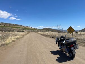 R1200RT on Old Black Canyon Highway in Prescott Valley, AZ 4-21-24