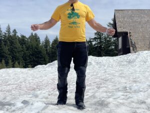 Very deep snow STILL on the ground near Crater Lake in June! 6-14-24