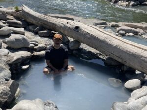 Enjoying the HOT springs by the San Juan 6-18-24