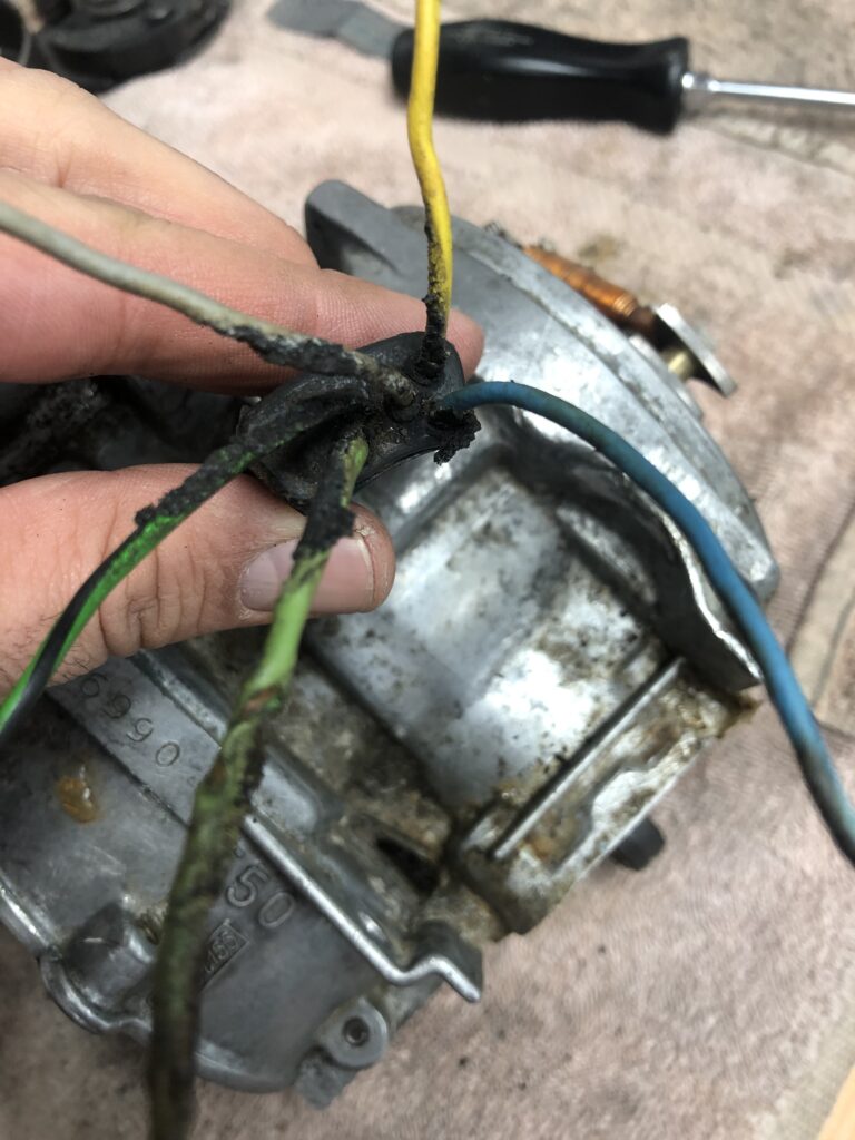 The wiring harness is a burned out - a total mess 1-9-21