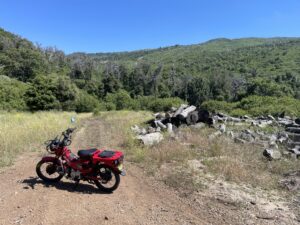My (former) Trail 125 in Julian, CA along the Scenic route 6-14-23