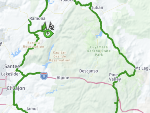 Our route on 6-15-23