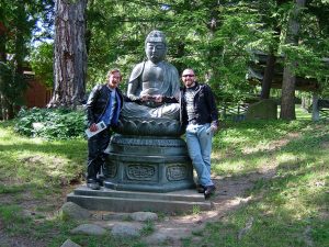 Mark, Rob, and Buddha. What a combination!