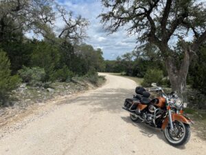 Road King exploring Kendalia, Texas 5-14-23