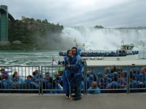 Terri and I about to board the Maid Of The Mist