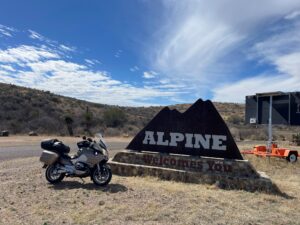 RT entering Alpine, TX 2-23-24