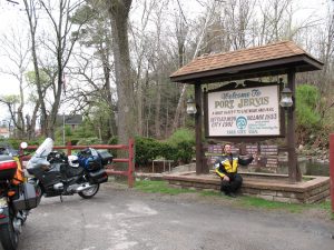 Stopping for a break in Port Jervis, New York