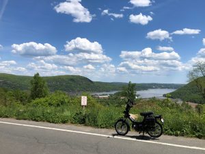 Tomos Flexer overlooking the Henry Hudson River 5-15-21